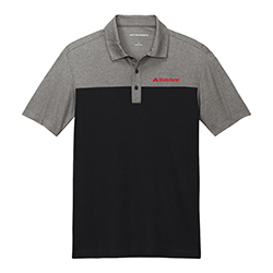 PORT AUTHORITY FINE PIQUE BLEND BLOCKED POLO