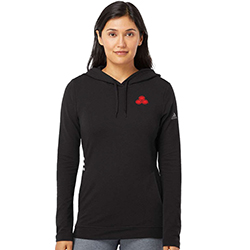 ADIDAS WOMEN'S LIGHTWEIGHT HOODED SWEATSHIRT