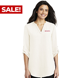 PORT AUTHORITY LADIES 3/4 SLEEVE TUNIC BLOUSE